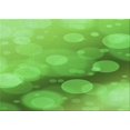 thumbnail image 1 of Ahgly Tapis Rectangulaire Lavable en Machine Intérieur Transitionnel Vert Émeraude, 3 Pieds x 5 Pieds, 1 of 7