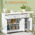 thumbnail image 4 of HOMCOM Sideboard Buffet Cabinet, Modern Kitchen Cabinet with 2 Drawers, 4 of 10