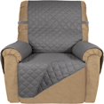 thumbnail image 1 of 2024 Reversible Quilted Sofa Cover  Water Resistant Slipcover Furniture Protector  Washable Couch Cover with Non Slip Foam and Elastic Straps for Kids  Dogs  Pets (Small  Pink/Beige), 1 of 7