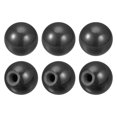 thumbnail image 1 of Unique Bargains Boutons de Boule Filetés 1.18Inch Dia M8 Thread Femelle Thermodurcissable Poignées Rondes, Noir 6 Pack, 1 of 5