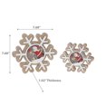 thumbnail image 2 of Led Wooden Snowflake And Santa Set Of 2, 2 of 3