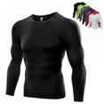 thumbnail image 4 of T-Shirt de Compression à Manches Longues pour Hommes à Séchage Rapide, 4 of 20