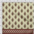 thumbnail image 1 of Soimoi Velvet Fabric Geometric,Leaves & Floral Panel Print Fabric by Yard 58 Inch Wide, 1 of 2