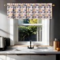 thumbnail image 2 of 1 Piece Chicken Kitchen Curtains and Valances Set for Windows Rooster Kitchen Window Curtains Over Sink Decor 18x54 in, 2 of 5