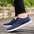 thumbnail image 2 of Kcodviy Men Shoes Canvas Shoes Casual Shoes Men Sneaker High Soled Men Canvas Men's athletic Sneaker Shoes Sports Casual Shoes Sneaker Rack for Men Bedroom for Men, 2 of 9