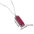 thumbnail image 3 of Meitianfacai Mini Harmonica Necklace,Portable 4 Hole 8 Tone Necklace Music Instrument Musical Necklace Toy, 3 of 5