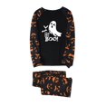 thumbnail image 1 of Halloween Pajamas Family Pajamas Set Matching Sleepwear Glow In The Dark Ghost Print Tops + Pants Set, 1 of 5