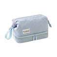 thumbnail image 1 of Travel Bags for Women Translucent Makeup Bag, Makeup Bag Set with Frosted Semi Transparent Zipper, Portable Travel Bag, Easy to Hang Makeup Bag Makeup Travel Bag, 1 of 9