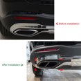 thumbnail image 3 of 1Pair Exhaust Pipe Muffler Cover For  GLC Class X254  Line, GLC Class X254 2022 Up, Stylish Decoration, Strong, 3 of 8