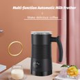 thumbnail image 3 of 110V US Plug 4-in-1 Electric Milk Frother Maker with 400W Power, 304 Stainless Steel Jug, 350ml Hot Milk Capacity, IPX2 Waterproof, 4 Modes (Thick/Warm/Light Foam, Heating Milk), <49dB Low Noise,, 3 of 6