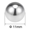 thumbnail image 2 of Uxcell Billes de Roulement Métriques en Acier Inoxydable 304 Grade G100 Billes de Précision 11 mm /0,43 Pouces, 2 of 3
