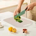 thumbnail image 1 of Cutting Board, Kitchen PP Chopping Board, Non-Slip, Hanging Hole Handle, for Meat Veggies, Double-Sided, Easy Clean Dishwasher Safe, Rounded Corners, Home Restaurant Camping, 1 of 7