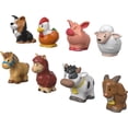 thumbnail image 3 of Fisher-Price Little People Farm Animal Friends 8-Piece Figure Set for Toddlers, 3 of 5