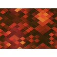thumbnail image 1 of Ahgly Company Machine Washable Indoor Rectangle Transitional Cranberry Red Area Rugs, 4' x 6', 1 of 7