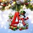 thumbnail image 3 of Matoen12 26 Letters Christmas Tree Decoration Pendant Christmas Tree Ornaments Personalized DIY Christmas Ornaments Christmas Decoration Xmas Tree Hanging Decor Feature, 3 of 4