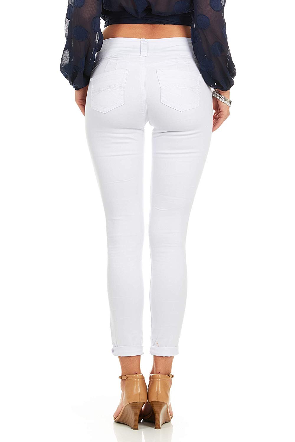 Smart Jeans Cute Fits Women and Teens | Juniors Plus Size Mid Rise Skinny Denim