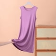 thumbnail image 1 of Elvqul Nuisettes Sans Manches pour Femmes Coton Robe Rose pour Dames Pyjama Doux pour Femmes, 1 of 4