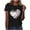 Noir, variante sur Meichang Chandails de Baseball Femmes T-Shirts Graphiques Cœur de Baseball Chandails Manches Courtes Hauts Col Rond Décontracté Coupe Ample T-Shirts Mode d'Été Maman T-Shirts Bleu TTG