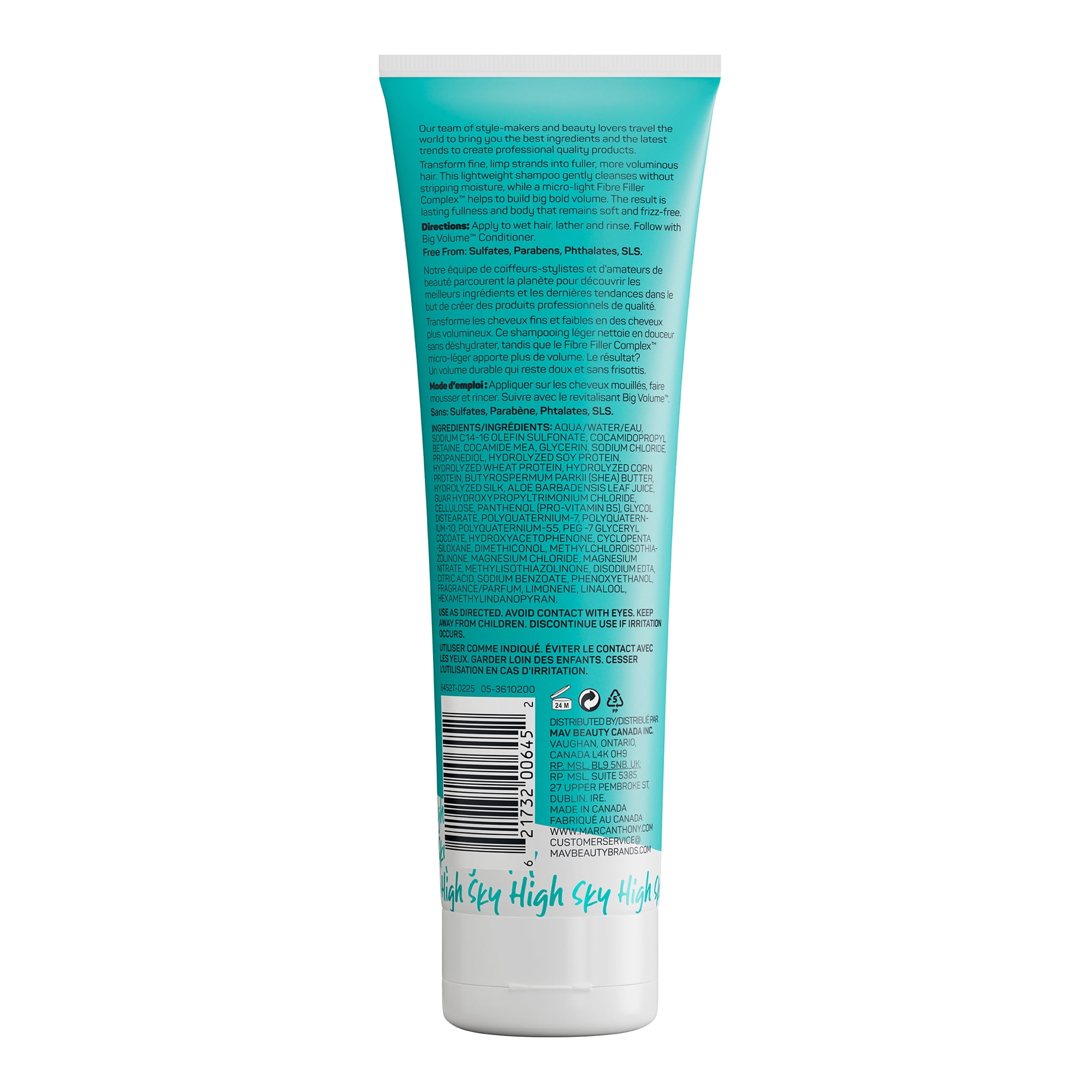 Marc Anthony Big Volume ™ Shampooing Volumisant Léger