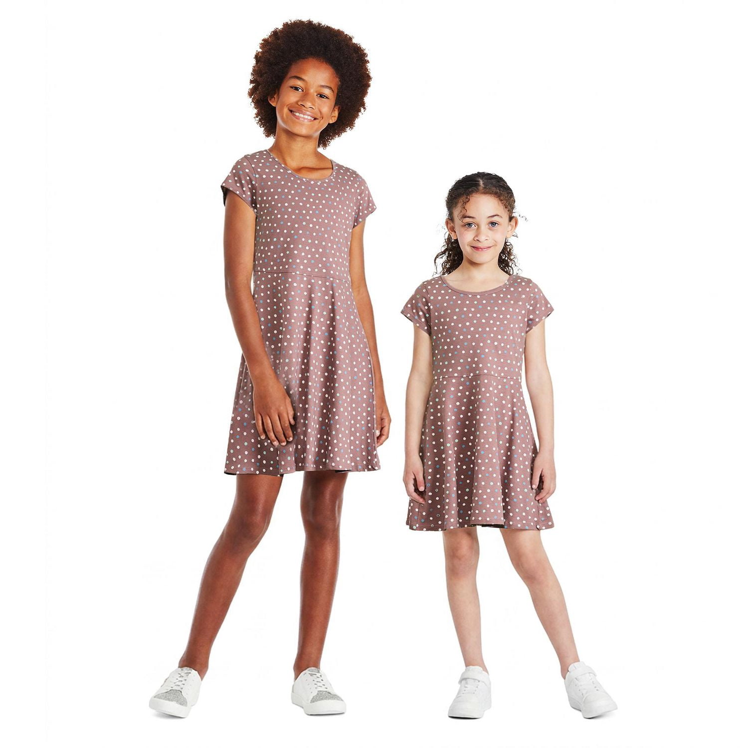 George Girls' Short-Sleeve Skater Dress
