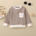 thumbnail image 2 of Chandail pour Tout-Petite Fille Rabais Mode Chandails Décontractés pour Filles Nouveau Col Rond Manches Longues Hauts Chandails pour Enfants Brun 3 Mois, 2 of 9