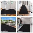 thumbnail image 4 of ANTPOP Runner Rug Outdoor Carpet Runners Hallway Non-Slip Rubberback Area Rugs Indoor Entrance Mat for Entryway Kitchen, 6'x6', Striped Black, 4 of 6
