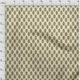 thumbnail image 3 of oneOone Cotton Silk Light Yellow Fabric Leaves & Floral Block Sewing Craft Projects Fabric Prints By Yard 42 Inch Wide, 3 of 4