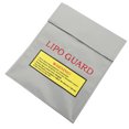 thumbnail image 2 of MasteelfCA 18x23cm RC LiPo Li-Po Battery Fireproof Safety Guard Charge Bag Sack Protective Storage Bag Pouch (Silver), 2 of 8