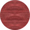 thumbnail image 1 of Ahgly Company Tapis Rond Lavable en Machine Intérieur Transitionnel Rouge Tomate, 6 Pieds Rond, 1 of 7