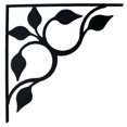 thumbnail image 1 of Village Wrought Iron SB-109-S Leaf Fan Shelf Brackets, 1 of 1