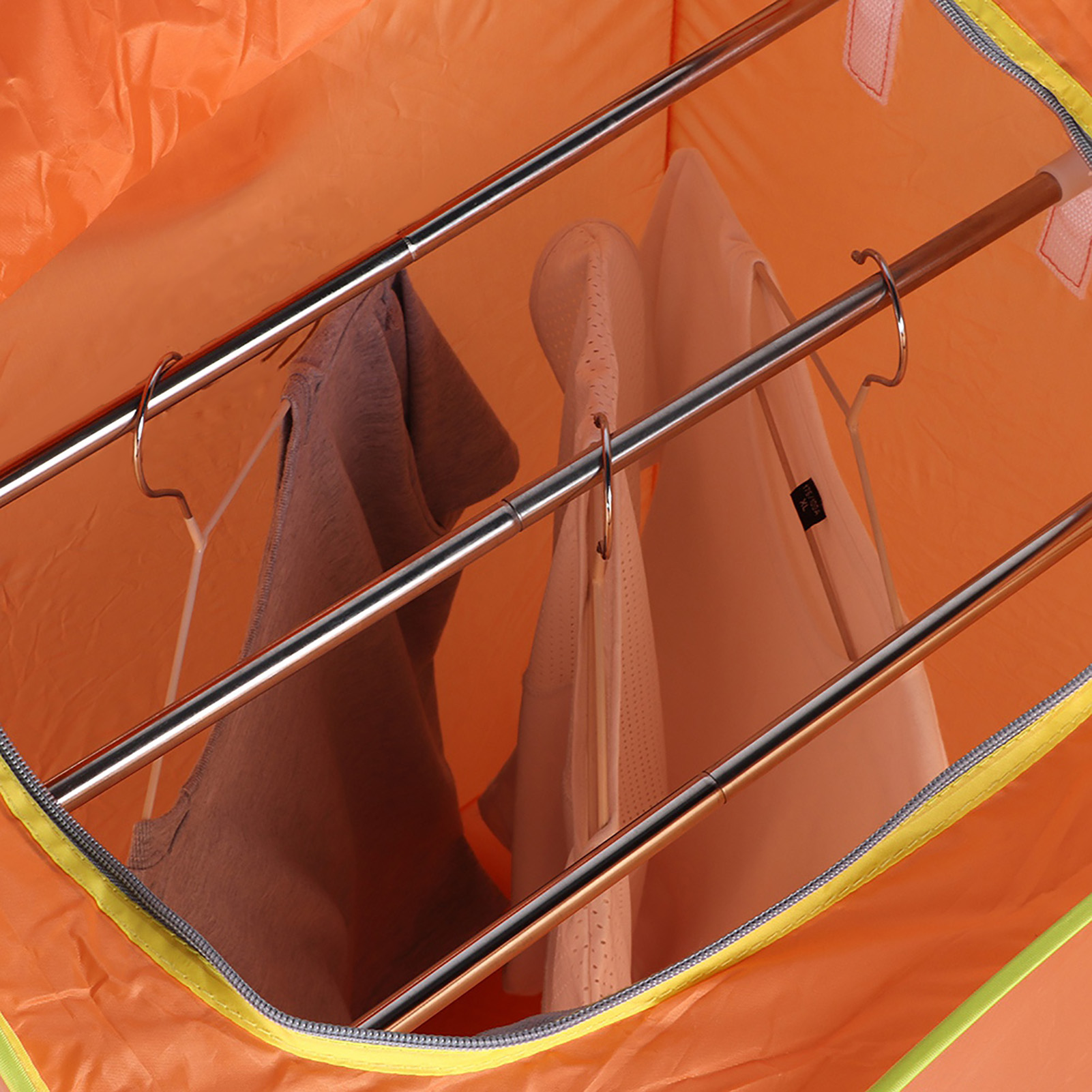 Clothes Dryer, Premium Mechanical Portable Household Clothes Drying Bag Mini Folding Electric Dryer Machine Orange  Clothes Drying Machine for Home