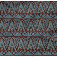 thumbnail image 4 of oneOone Organic Cotton Poplin Twill Fabric Geometric & Floral Block Decor Fabric Printed BTY 42 Inch Wide, 4 of 4