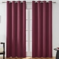 thumbnail image 1 of Chmadoxn Home Decor, Room Decor, Curtains Curtain Panel Pair 39 Inch W X 78 Inch L Curtain Set Stacking Elegant Curtains For Bedroom Curtains Round Hole Curtains Polyester Solid Color Curtain Fabrics, 1 of 6