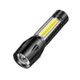 thumbnail image 2 of Lampe de Poche à DEL Rechargeable, Lumière Puissante 14500 de Mise au Point, Lampe de Travail à Chargement USB, Mini Lampe de Poche Cob, Outil d'Éclairage Extérieur Portable, 2 of 6