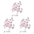 thumbnail image 1 of Maytalsory Color Changing Lighted Rose Lamp Remote Control Energy Saving Artificial Bonsai Tree Lights Gift For Any Occasion white pink white rod 3Set, 1 of 6