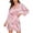 Pink, variant on WTXUE Womens Pajamas | Robes Robe Women Size Plus Lingerie Satin Bathrobe Silk Stripe | 1 Piece Pink M