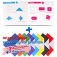 thumbnail image 4 of Origami Kit for Kids, 120 Sheets Origami Paper with Instructions Book, 6x6 Inch Square Easy Single Sided Color Folding Paper Set for Beginners Adults Kids Activity Birthday Christmas Gift, 4 of 15