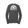thumbnail image 2 of Gravity Outdoor Co. Performance Long Sleeve Shirt - Charcoal - White Logo - S, 2 of 2