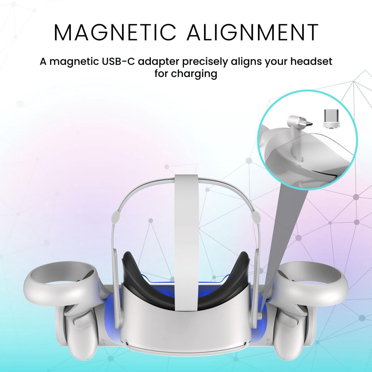 Surge Headset & Controller Charge Dock for Meta Quest 2