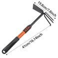 thumbnail image 3 of Ergonomic Metal Hand Tiller Cultivator Tool PVC Handle for Garden Farming, 3 of 6