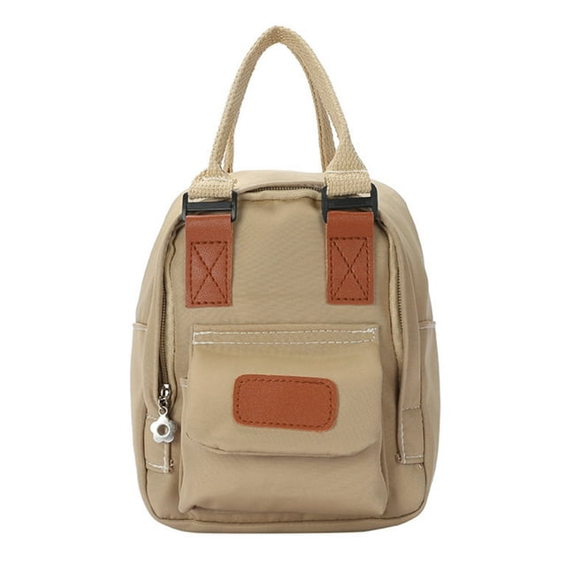 FeiraDeVaidade New Trendy Mini Backpack Female Korean Version Fashion Canvas Student Handbag Travel Small Backpack