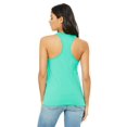 thumbnail image 2 of Bella Canvas 6008 Women`s Jersey Racerback Tank, M, Teal, 2 of 3