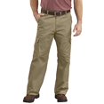 thumbnail image 2 of Dickies Mens Loose Fit Straight Leg Cargo Pants, 40W x 32L, Rinsed Khaki, 2 of 4