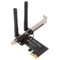 thumbnail image 3 of Carte WIFI PCIe, Adaptateur Sans Fil PCI E Vitesse Rapide Signal Stable pour PC de Bureau, 3 of 8