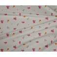 thumbnail image 4 of oneOone Polyester Lycra Fabric Leaves & Flower Floral Print Fabric by Yard 56 Inch Wide, 4 of 4
