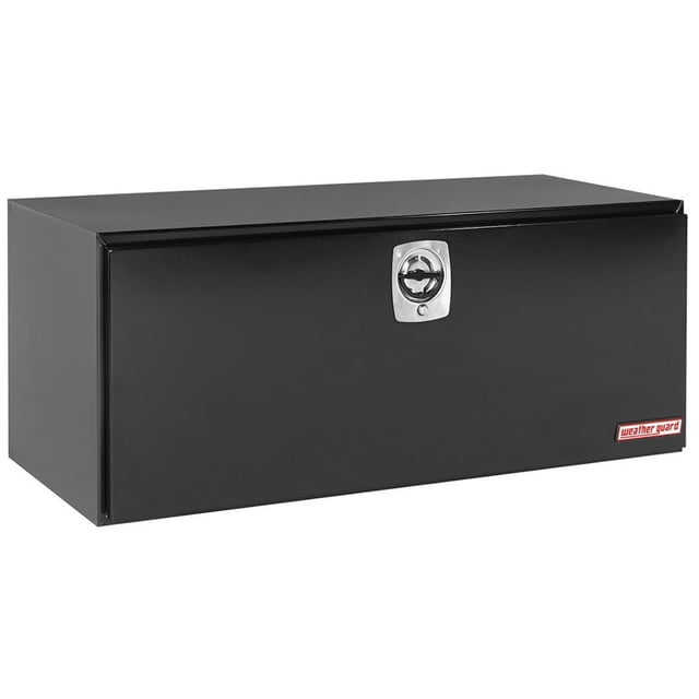 Weather Guard Tool Box 562-5-02 Underbed; Single Door; Smooth; Black; Steel