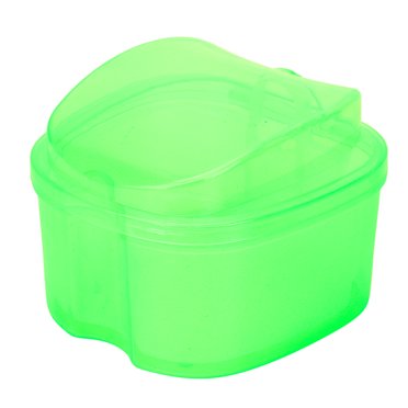 Denture Storage Soak Container,Denture Bath Case Box Denture Case Denture Holder Maximized Efficiency