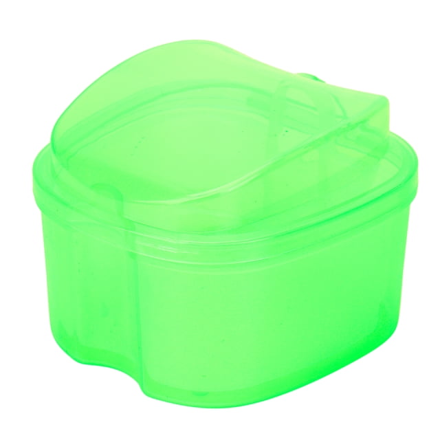 Denture Storage Soak Container,Denture Bath Case Box Denture Case Denture Holder Maximized Efficiency