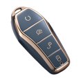 thumbnail image 2 of Automotive Key Fob Cover Full Cover Protection Protector TPU Car Key Case Shell for Atto 3 Accessory High Quality Gray, 2 of 8