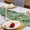 thumbnail image 4 of 90S Party Decorations Wrinkled Gauze Terrace Banner Rural Wedding Banquet Table Decoration Festival, 4 of 9